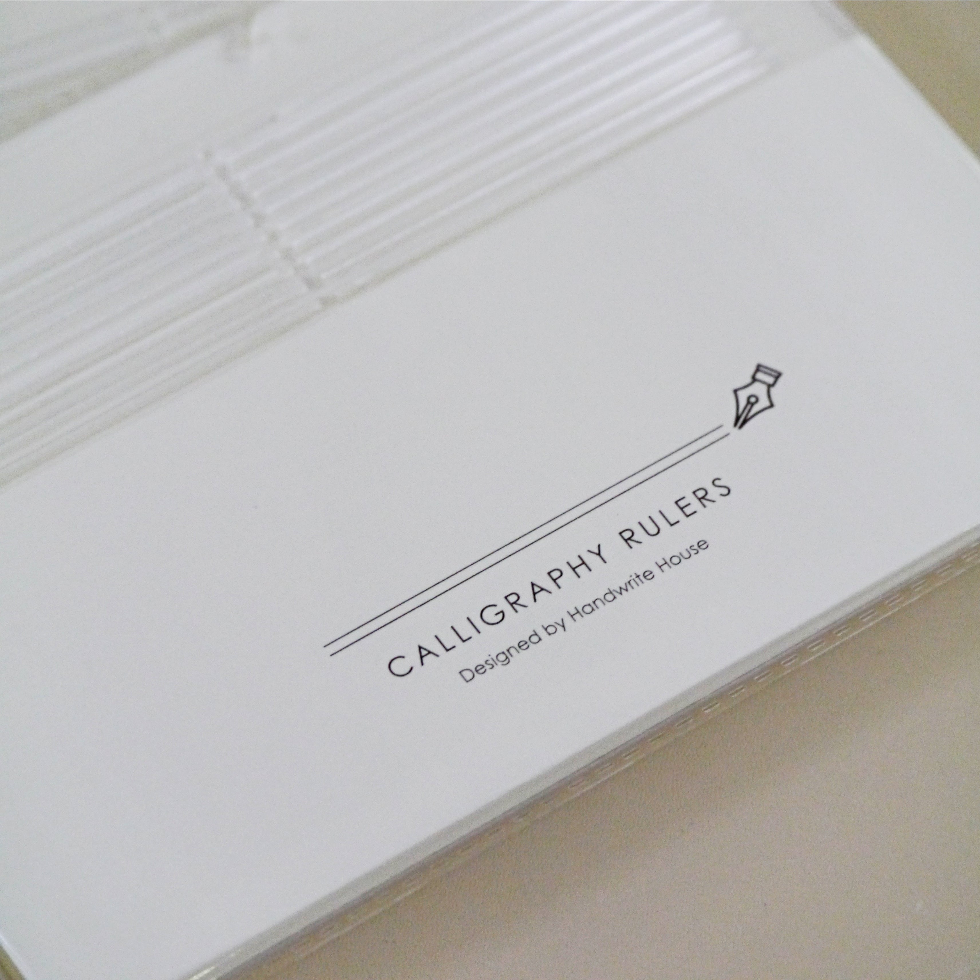 Calligraphy Ruler Set for Dip Pen V2 (新版畫線神器)