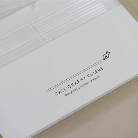 Calligraphy Ruler Set for Dip Pen V2 (新版畫線神器)