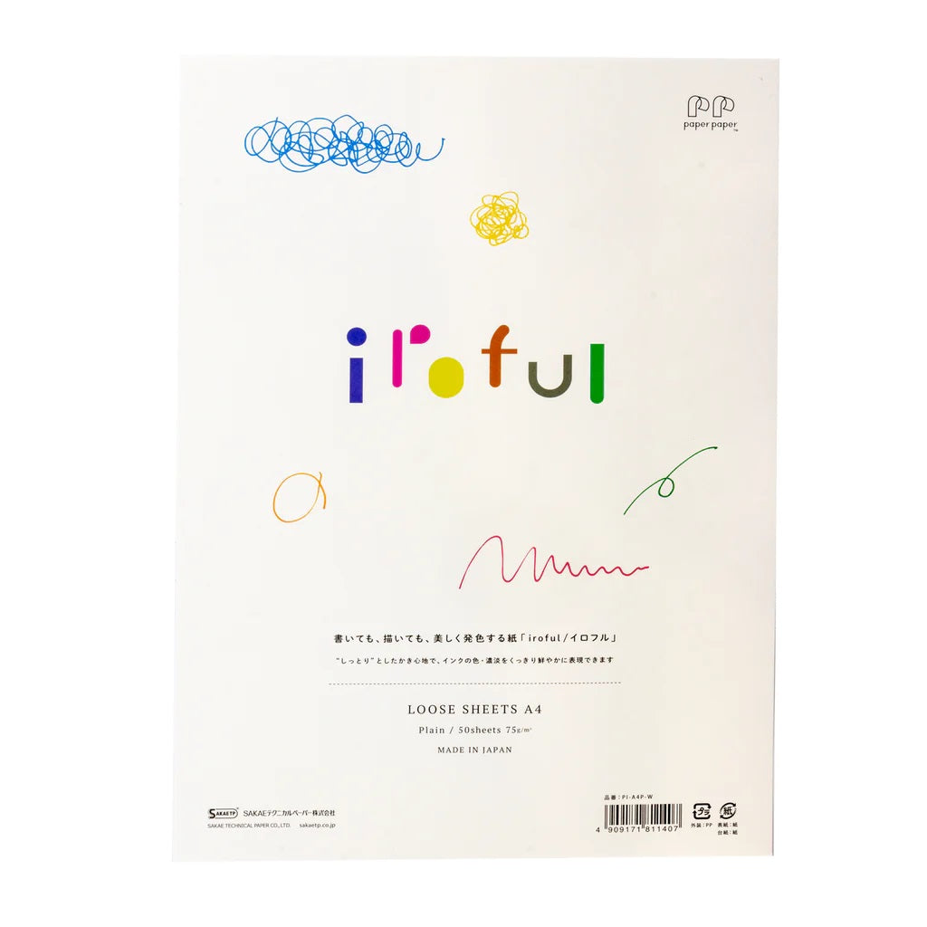 SAKAE Iroful Paper Sheet (Plain/Dot/Grid)