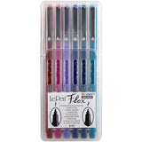 LePen Flex Brush Pen - Pastel/Jewel 6 Colors Set