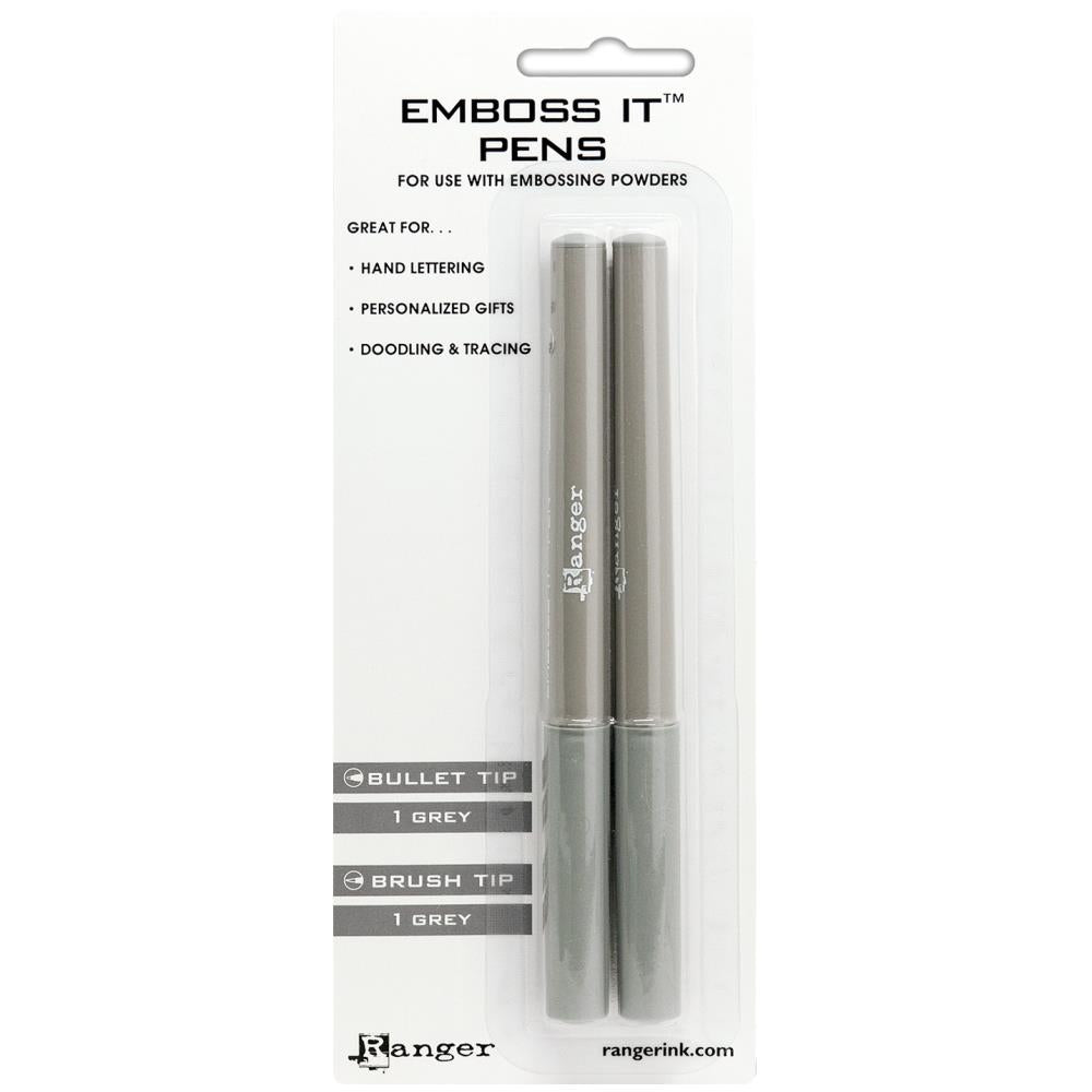 Ranger Grey Embossing Pen (Bullet & Brush Tips) 燙凸筆
