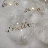 Christmas Bauble Calligraphy Workshop 手寫聖誕球 西洋書法班
