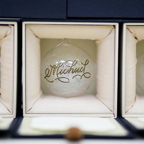 Christmas Bauble Calligraphy Workshop 手寫聖誕球 西洋書法班