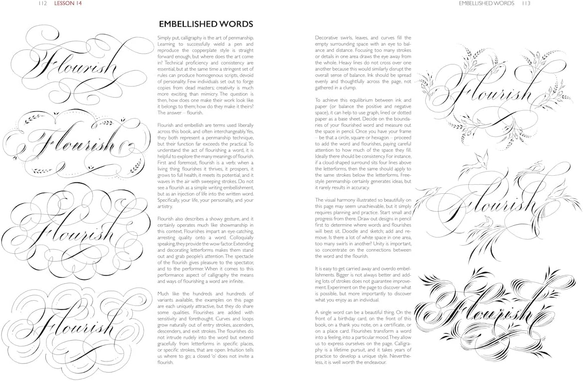 Flourish - An Introduction to Historical Copperplate and Modern Callig ...