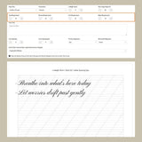 Calligraphy Layout Drafting Tool 西洋書法排版器