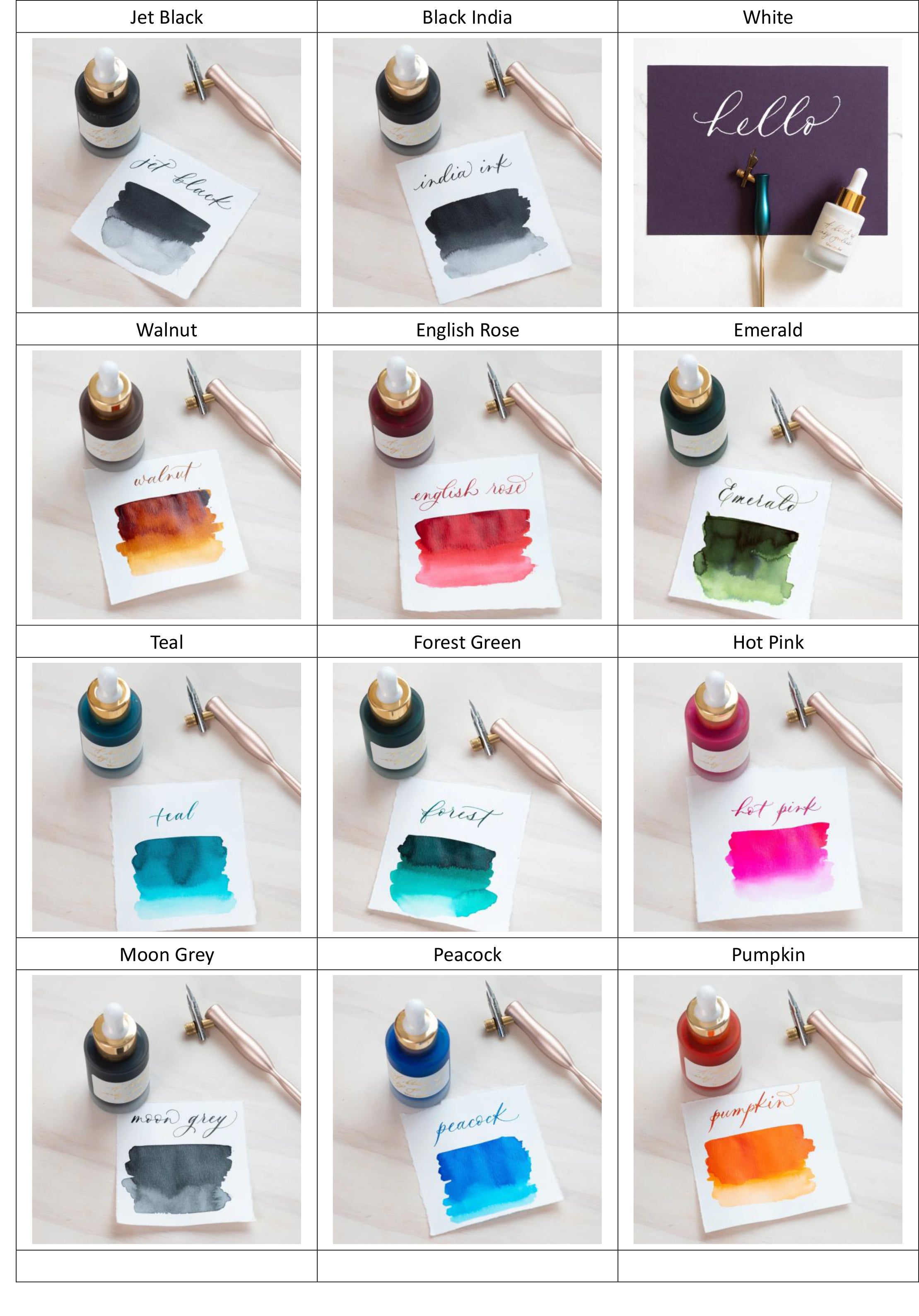 Tom's Studio Calligraphy Ink – Handwrite House