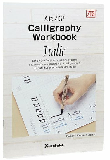 A to ZIG Calligraphy Workbook Italic
