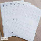 Brush Lettering Self Learning Kit 自學套裝 - Standard Brush