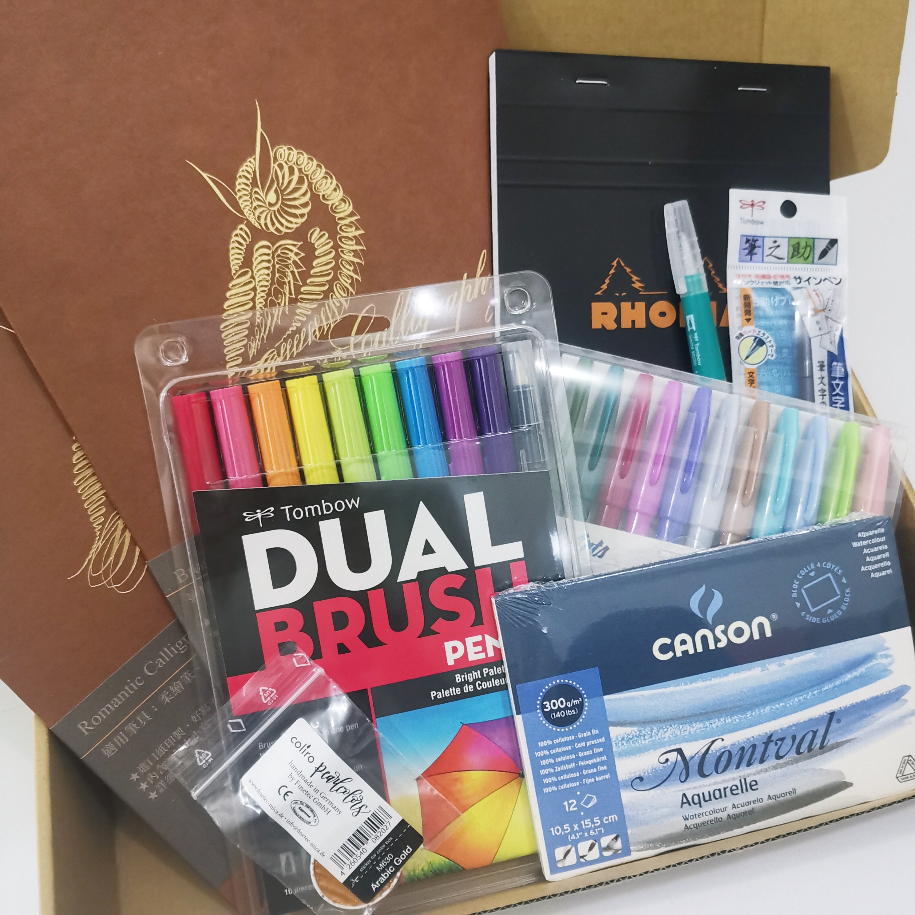 Brush Lettering Self Learning Kit 自學套裝 - Luxury Kit – Handwrite House