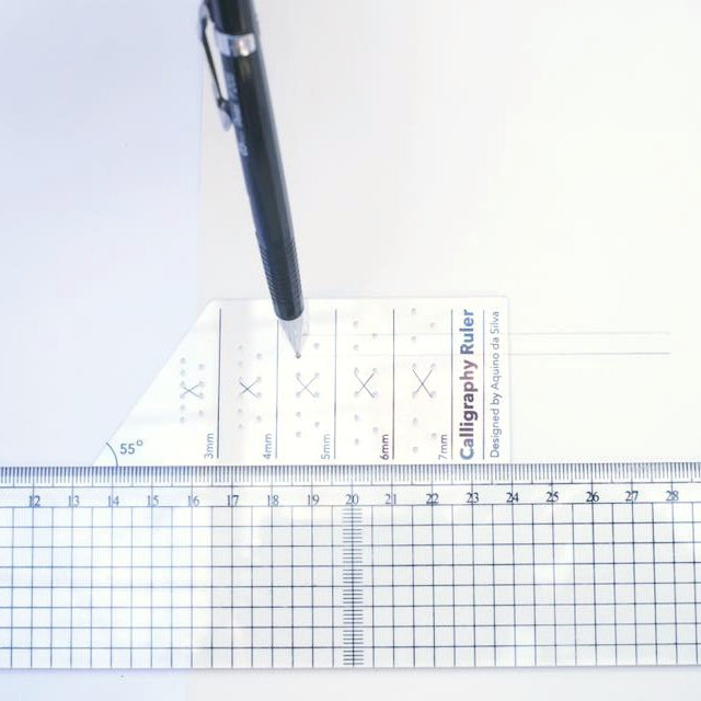 Calligraphy Ruler by Aquino da Silva θ±ζζΈζ³ε°η¨ιε°Ί β Handwrite House