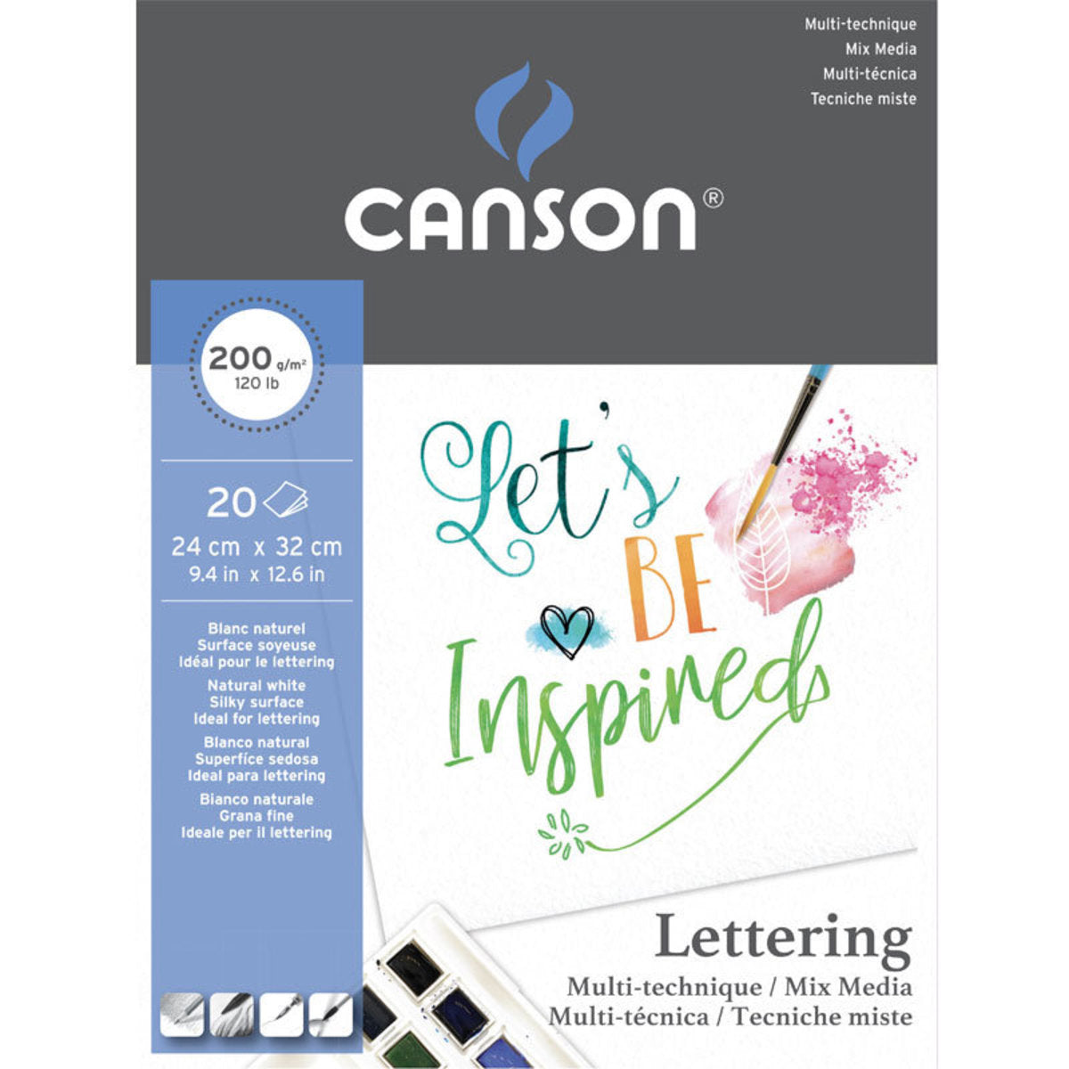 Canson Lettering Pad - Mix Media