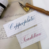 初班Copperplate Calligraphy Workshop 沾水筆銅版體課程 西洋書法班