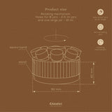 Creative Ink Holders Inkwell Carousel 旋轉墨水座