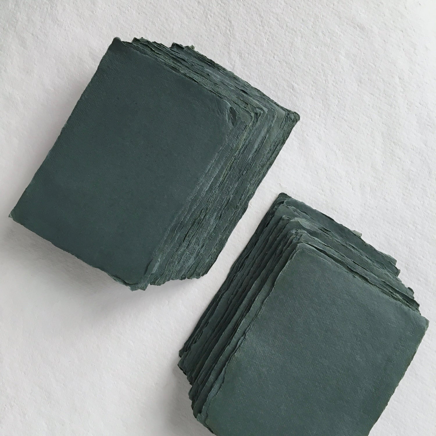 Handmade Paper 手造紙 - Dark Green (A6/A5尺寸)