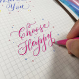 初班Brush Lettering Workshop 軟筆現代體 西洋書法班