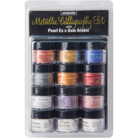 Jacquard PearlEx Metallic Calligraphy Set