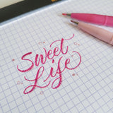 初班Brush Lettering Workshop 軟筆現代體 西洋書法班