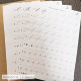 Brush Lettering Self Learning Kit 自學套裝 - Romantic Brush